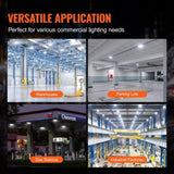 4 Pack LED Canopy Lights 80W 8800LM 5000K Daylight Outdoor Canopy Lighting V952-TPDDS80W4JT0CK09FV7