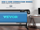 Vinyl Cutter, 53inch Vinyl Cutter Plotter with Stand, Adjustable Speed Force for Sign Making Vinyl V952-KZJHSACSK13501K5GV3