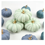 16Pcs Artificial Autumn Pumpkins Fake Foam Pumpkins for Halloween Thanksgiving Halloween Decoration V1294-YM0710-10296438