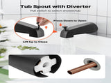 Tub and Shower Faucet Set, 127 mm Rainfall Shower Head and Bathtub Spout, Complete Single-Handle Tub V952-YGHLLTZHFHWFQMXOX001V0