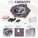 Travel Duffle Bag with Trolley Sleeve, Weekender Overnight and Gym Bag for Carry On Travel, Hospital V1189-LC-AMZ-00116