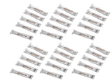 30pcs Quick Screw Gutter Hangers Professional Aluminum 5inch Hidden Rain Gutter Bracket Hooks for V1294-YM0901-3114240052711