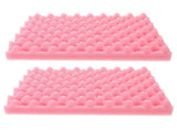 Flower Sponge Mats Pink Non-Stick Flexible Reusable Baking Tool 6Pcs V1366-AZ2-W-21159