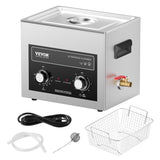 VEVOR 10L Ultrasonic Cleaner with Heater Timer & Basket Digital Sonic Machine V952-XNKZCSBQXJ10U68GEV3