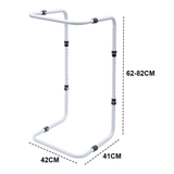 Blanket Lifter Bar 62-82cm Height Adjustable Feet Tent Steel Bed Cradle Max Load 136kg with 4 Clips V985-BLANKETLIFTERBAR