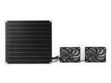 Solar Exhaust Fan IPX7 Waterproof Monocrystalline 15W 12V Solar Panel Ventilation Fan for Chicken V1294-YM0901-3111240173711