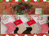 32 Pcs Red Green Christmas Tree Picks Decorations 17'/12' Christmas Tree Topper Artificial Glitter V1192-AZ-W-17384