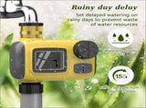 Smart Outdoor Watering Timer with Rain Delay & Manual Mode Automatic Garden Irrigation Controller V1107-CS-JHDSQ