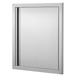 BBQ Access Door, 457x533 mm Single Outdoor Kitchen Door, Stainless Steel Flush Mount Door, Wall V952-DMABSCJM18X25F9BVV0