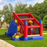 Inflatable Bounce House, Outdoor High Quality Playhouse Trampoline, Jumping Bouncer with Blower, V952-CQCBBHYC10118FQ7MV3