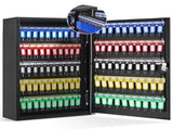 200-Key Cabinet, Key Lock Box Adjustable Racks, Security Key Storage Box Steel, Key Organizer V952-YCAQJHS200PCPVII5V0