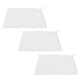3Pcs Garden Plant Netting with Green Drawstring Potted Plant Fruit Tree Protector Insect Birds V1294-YM0714-3111210322114