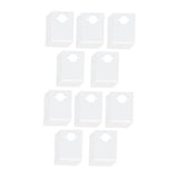 100 Pieces Adult Bibs Disposable Dining Clothing Protectors PE Waterproof Material for Elderly Men V1369-AZ3-W-18860