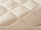 DreamZ Mattress Topper 100% Wool Underlay King MT1003-WOOL-K-WH_NZ
