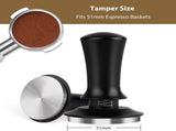 Coffee tamper - Tamper - 51 mm - Coffee press - Espresso tamper - 304 stainless steel - Aluminum V1188-NK-BOL-514