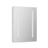 Bathroom Mirror Cabinet LED 500x720mm Medicine Wall Storage BV-MC-LED-SD01-WH