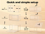Artiss Clear Acrylic Display Case Dustproof Protection Box For Toys 27CM DS-27-CL