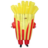 French Fries Cartoon Costumes Air Model Inflatable Costume Funny Dress Up Props Halloween Party V1263-JX-7940