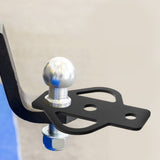 Three Way Trailer Hitch Adapter for Car with Bolt on Tow Ball Mount Metal Construction V1369-AZ3-W-13160