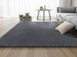 Artiss Floor Rug 140x200cm Plush Area Shaggy Rug Living Room Bedroom Carpet Grey FLR-FLU01-140X200-GY