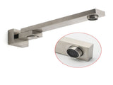 Brushed Nickel Square Stainless Steel Swivel Spout Bathtub Bubble Faucet Outlet V1233-SP604BN