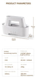 Black 300ml Ultrasonic Aroma Diffuser with Cracked Light Design - Cool Mist Humidifier for Home and V888-ELOSUNG18223