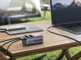 CHOETECH B701-GY 10000mAh PD30W USB-A USB-C x 2, 3-Port & TFT Display Power Bank V28-ELECHOB701GY