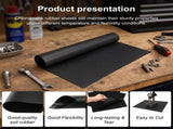 4Pcs Neoprene Rubber Sheet Long Lasting Durability Rubber Sheet Easy to Cut and Customize for DIY V1366-AZ2-W-15026