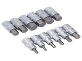 12PCS Drive Socket Set Steel High Hardness Wear Resistant 1/2in Drive Master Impact Socket Set for V1294-YM0703-3114230000111