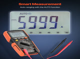 Digital Multimeter, 6000-Count TRMS DC/AC Voltmeter Tester, Auto-Ranging Multimeter for V952-WYB1000VACDCRIU9H001V9