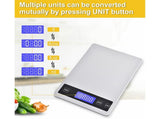 Kitchen Scale Durable Lightweight Electronic Scale Stainless Steel Fast Digital Weight Measure Tool V1263-JX-2445