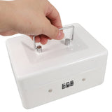 White Cash Safe Box Combination Lock Home Office Secure Storage V1369-AZ3-W-22507