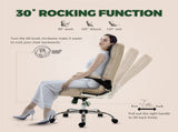 Velvet Home Ergonomic Swivel Adjustable Tilt Angle and Flip-up Arms Office Chair V226-SW1601BG