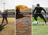 50Pcs Soccer Cones with Storage Bags and Brackets Sports Training Marker Discs V1308-DSZKI-257