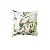Bianca Corymbia White Velvet Square Filled Cushion 43 x 43cm V442-BCA-CUSHION-CORYMBIA-WHITE-SQ