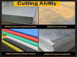 2 Pack Fast Metal Plate Cutter - Zinc Alloy and Steel Manual Sheet Metal Shear - Non-Slip Handle, V888-ELOSUNG56243-1