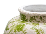Glazed Green Stoneware Look Vase 37cm V637-88751VSE