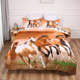 Chestnut Cavallo Prairie Run Quilt / Doona / Duvet Cover set V745-AQ04150S3