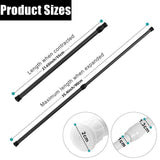 4 Pcs Window Security Bars Adjustable Spring Tension Rod Sliding Glass Door Stick for Door with V1369-AZ3-W-16340