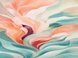 Tidal Bloom Stretched Canvas Wall Art - Portrait - 40W x 50H cm V767-PP-TB-4050-ST