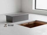 Underfloor Concealed Safe with Key Heavy Duty Hidden Floor Security Box V63-952721