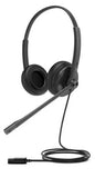 Yealink YHD342 Wideband QD Dual Headset with Soft Leather Ear Cushion, All Day Wearing Comfort, V1202-V2-IPY-YHD342