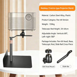 Hidden No-Drill Projector Stand, Sofa Bed Gap Floor Projector Mount with Adjustable Height, for V1188-MS-601-011