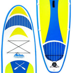 Weisshorn Stand Up Paddle Board 11ft Inflatable SUP Surfboard Paddleboard Kayak Surf Yellow SUP-D-11FT-81-15-YE