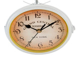 Retro Wall Clocks Double side Living Room Mute Metal Home Decoration V1294-YM0901-JY31433