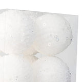 12pcs Xmas Ball Ornament Creative Lightweight Foam Xmas Tree Decorative Ball for Wedding Home V1294-YM0901-3115240094411