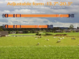 10 Pack Reflective Goat Collar with Crisp Bells,Adjustable Nylon Sheep Collar with Anti-Lost Grazing V1192-AZ-W-0929