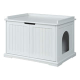 Cleo Cat Litter Cabinet, White V568-GMW-5039-WKIT