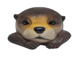 Floating Otter Decor Outdoor Pond Ornaments Waterproof Resin Realistic Decorative Floating Animal V1294-YM0901-3111240161311