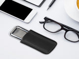 Cigar Case Holder Portable Leather 2 Holder Cigar Case with Stainless Steel Tube for Outdoor Travel V1294-YM0703-3117230048512